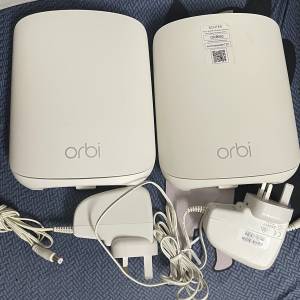 Netgear Orbi Mesh WiFi 6 專業級雙頻路由器 (RBR350主機+RBS350衛星)