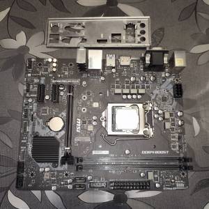 CPU+板 Intel 6核 i5-8400 有核顯 + MSI H310M PRO-M2 PLUS