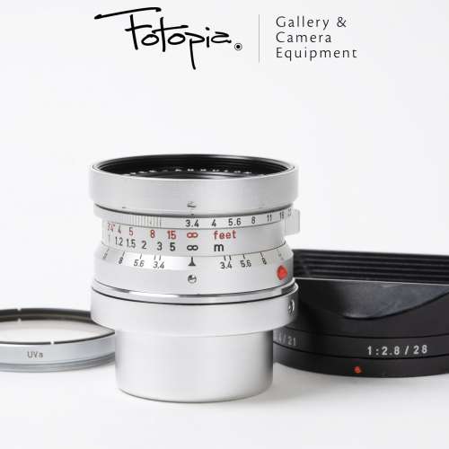 || Leica Super-Angulon-M 21mm F3.4 - Silver with hood & filter ||