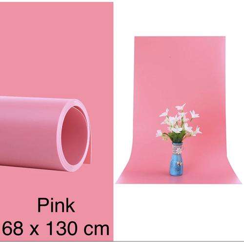 Selens Pink 68cm(W) x 130cm(H) PVC Backdrop Photography Background 粉紅色背景紙