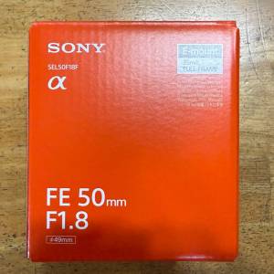 全新 索尼 Sony FE 50mm f1.8 SEL50F18F 行貨