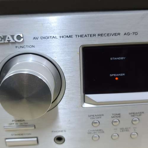 新淨 TEAC   AG-7D  擴音機（有問題）