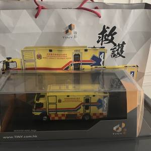 Tiny 1/43 消防署大型流動傷者治療車 A802