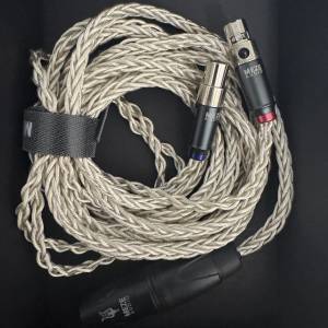 Meze Furukawa Silver Upgrade Headphone Cable 4.4 XLR 2.5m.  For Elite / Empyrean