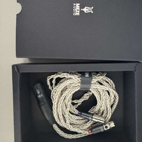 Meze Furukawa Silver Upgrade Headphone Cable 4.4 XLR 2.5m.  For Elite / Empyrean
