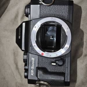 ricoh KR-5 SUPER II body 理光 膠片 菲林機 film camera 測光正常快門正常 視窗清...