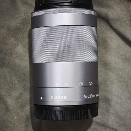 canon 55-200 佳能 55mm 200mm is stm efm eos m  55 200  功能對焦正常 鏡片通透冇...