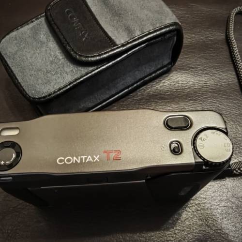 Contax T2 Titanium Black連包裝盒