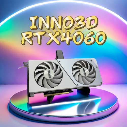 INNO3D RTX4060 8G TWIN X2 OC WHITE 3xDP-HDMI 🔥7日保養🔥實體店交收 🔥需要其他...