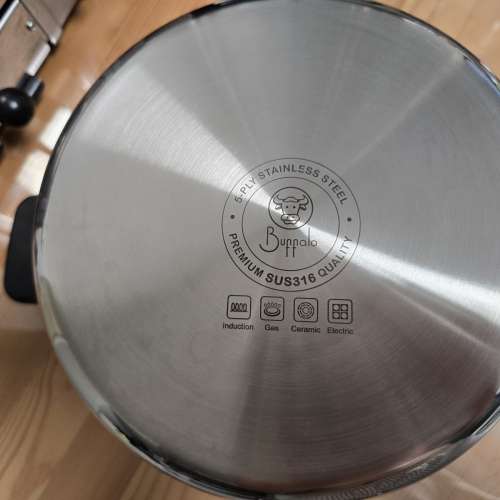 * Buffalo 牛頭牌 * 最新版 * 316 五層 * 不銹鋼 煲 *