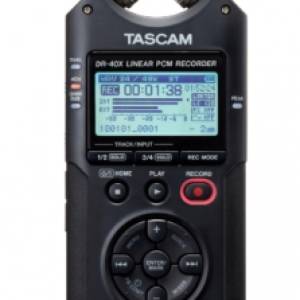TASCAM 4-Channel Portable Handheld Field Recorder With USB Interface 線性 (平...