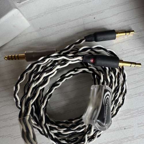 Crystal cable Double Duet 8 絞金銀合金導體耳機線 (因為upgrade咗Utopia 2022)