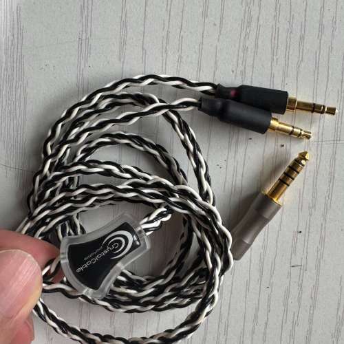 Crystal cable Double Duet 8 絞金銀合金導體耳機線 (因為upgrade咗Utopia 2022)