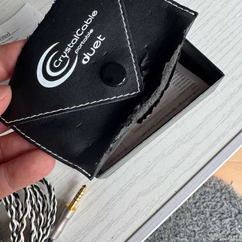 Crystal cable Double Duet 8 絞金銀合金導體耳機線 (因為upgrade咗Utopia 2022)