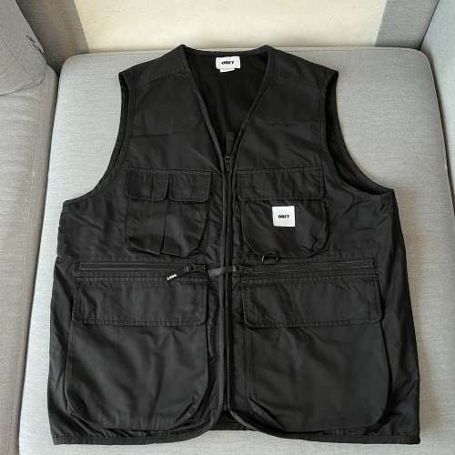 99% New Obey Warfield Vest Size S 相中有量 size nike adidas hoka
