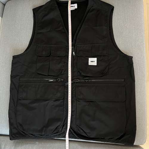 99% New Obey Warfield Vest Size S 相中有量 size nike adidas hoka