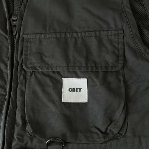 99% New Obey Warfield Vest Size S 相中有量 size nike adidas hoka