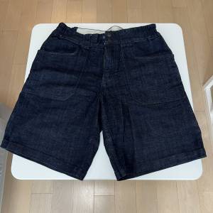 LAKH SUPPLY Fatigue Shorts (Redline Denim Navy) size S 牛仔布有厚度挺身 nike ...