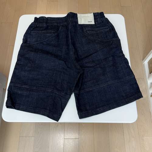 LAKH SUPPLY Fatigue Shorts (Redline Denim Navy) size S 牛仔布有厚度挺身 nike ...