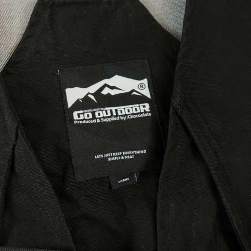 99% new Chocoolate go outdoor 背心 size L itshop 買 有單 nike apple adidas hoka