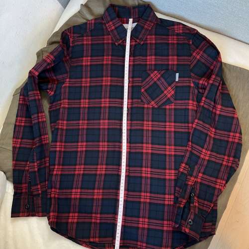 99% new Carhartt WIP Norton Long Sleeve Shirt NAVY/ALABAMA Size: S