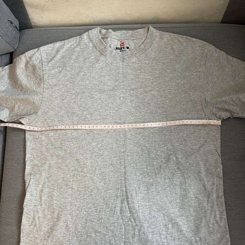 99% New 日版 灰色 Hanes Heavy Weight Crew Neck T-Shirt size M