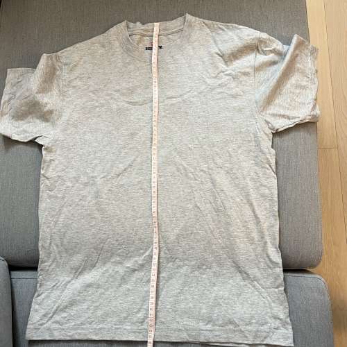 99% New 日版 灰色 Hanes Heavy Weight Crew Neck T-Shirt size M
