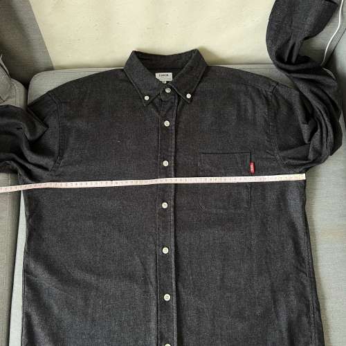 99% New 日本買 靚料 Edwin Quality made 恤杉 Long Sleeve Shirt Size M hoka nik...