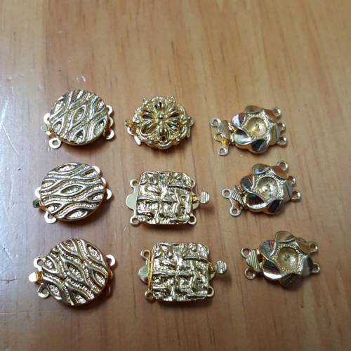 全新金金屬扣 $1