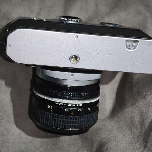 Nikon nikomat EL 尼康 膠片菲林機 film Camera + 50/1.4 NAI 50mm 50  測光正常 快...