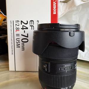 極新少用 Canon 24-70 f2.8 大光圈人像皇 紅圈鏡頭 佳能 ultrasonic
