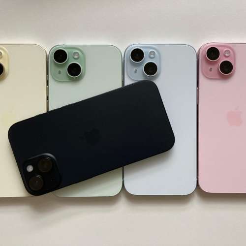全新 iPhone 15 256gb eSim+實體sim 一年蘋果保養 what app 6497 6645 澳洲版，綠各...