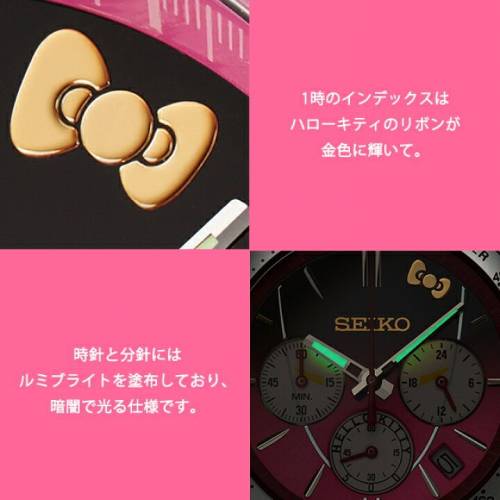🇯🇵日本製 SEIKO x HELLO KITTY 新幹線500系 25週年限定手錶  日本限定 JDM 精工...