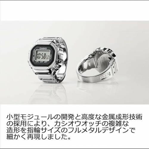 🇯🇵日本版 CASIO G-SHOCK RING WATCH CRW-001-1JR CRW001 CRW-001 50周年記念 介指...
