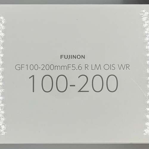 [99%新][行貨][已過保養] Fujifilm FUJINON GF100-200mmF5.6 R LM OIS WR