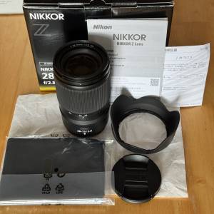 Nikon Nikkor Z 28-75mm F2.8 行貨 Full Set