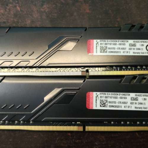 Kingston HyperX Fury 16GB (8GB x2) DDR4 3200MHz