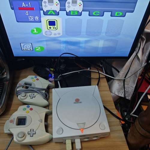 世嘉SEGA DREAMCAST 遊戲機220v VMU GDEMU 已安裝Sega Genesis Mega Drive模擬器