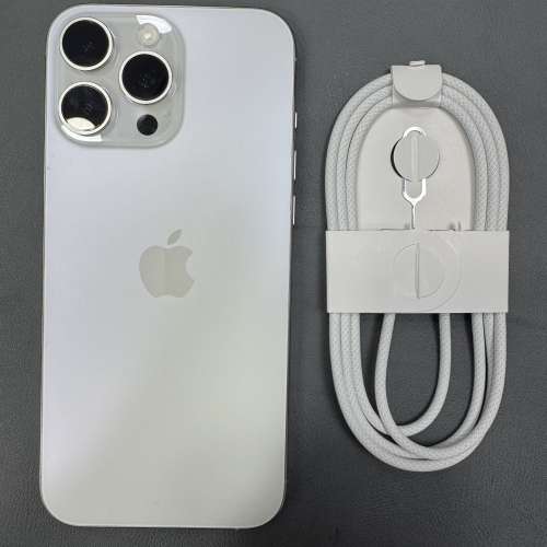99%New iPhone 16 Pro Max 512GB 白色 香港行貨 蘋果保養到2026年4月24日 電池100% ...