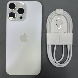 99%New iPhone 16 Pro Max 512GB 白色 香港行貨 蘋果保養到2026年4月24日 電池100% ...