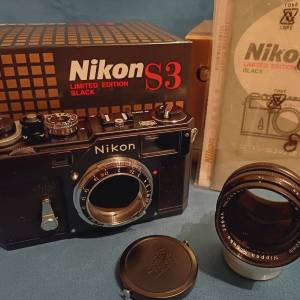 Nikon S3 2000 Limited w/ 50 f1.4 black