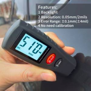Paint Thickness Gauge | Digital Coating Thickness Gauge Tester