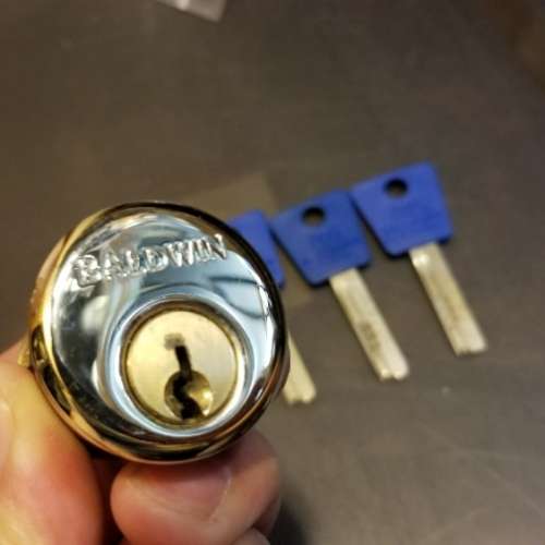 BELLHOAN 電腦鎖膽(己配5條電腦匙), 街配1條電腦匙都要$70條, 超值!!!!