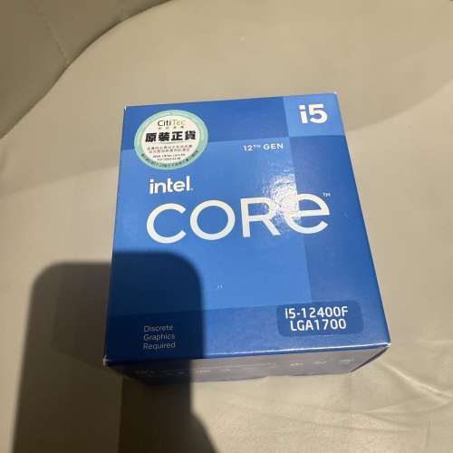Intel i5-12400f 盒裝