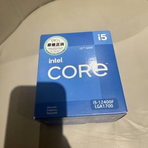 Intel i5-12400f 盒裝
