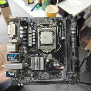 ASROCK H310CM-ITX/ac + I3 8100 ITX