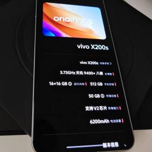 Vivo x 200s 16+512 99新