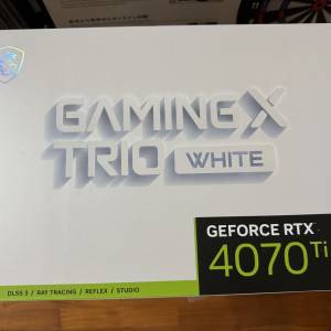GeForce RTX™ 4070 Ti GAMING X TRIO WHITE 12G