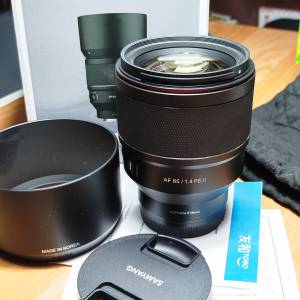 Samyang AF 85/1.4 FE II [ 第2代Sony FE mount 行貨 ]