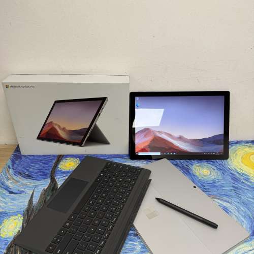 (性價比高插MicroSD卡加大容量💗微軟平板電腦）Microsoft surface Pro 7 i5-1035G4...